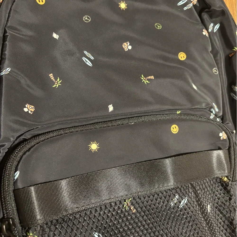 Art Class Kids’ 16” Tropical Graphic Print Backpack - Black
